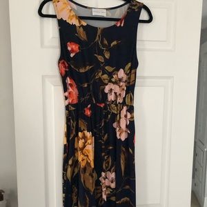 French Grey Maxi Dress